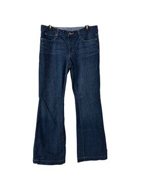 Gap 1969 Women Long Bootcut Dark Denim Jeans Size 10 / 30R